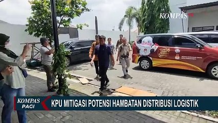 Upaya Antisipasi Gangguan Penyaluran Logistik Pemilu, KPU Pusat Cek Gudang Logistik KPU Solo
