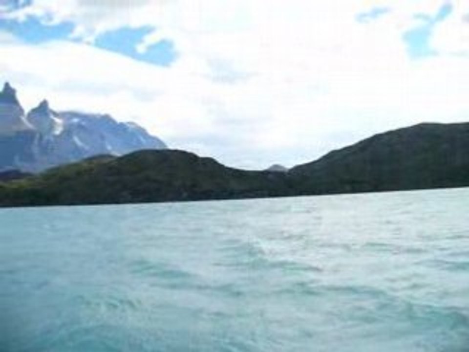 Fin du parc Torres del Paine, bateau sur le lac Pehoe