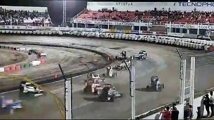 Midget: en un final polémico, Luciano Vallejos triunfó por cuarta vez en el Estival 2023/24