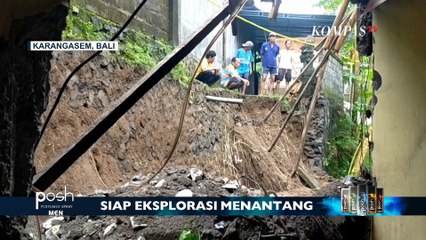 Diguyur Hujan Deras, Tembok Rumah Warga di Karangasem Jebol