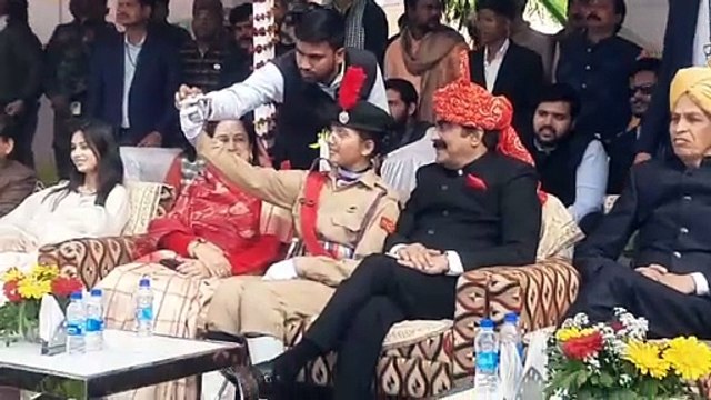 जबलपुर पुलिस लाइन में हुआ गणतंत्र दिवस का मुख्य समारोह