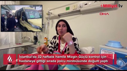 Bir bebekle bindiler iki bebekle indiler! 'Minibüsün içinde ilk defa böyle bir şeye şahit olduk'