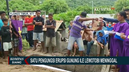 Aktivitas Gunung Ile Lewotobi Laki-Laki Menurun, Begini Pantuannya