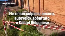 Fleximan colpisce ancora, autovelox abbattuto a Castel Bolognese