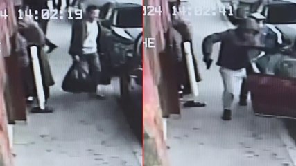 Скачать видео: Banka önünde beş milyonluk soygun kamerada