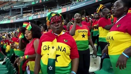 CAN 2023 : Ambiance avec les fans venus du Ghana