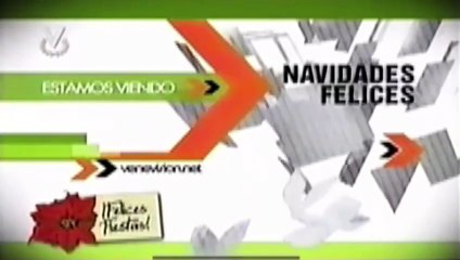 Estamos viendo Navidades Felices - Cuña publicitaria - Venevisión (2009)