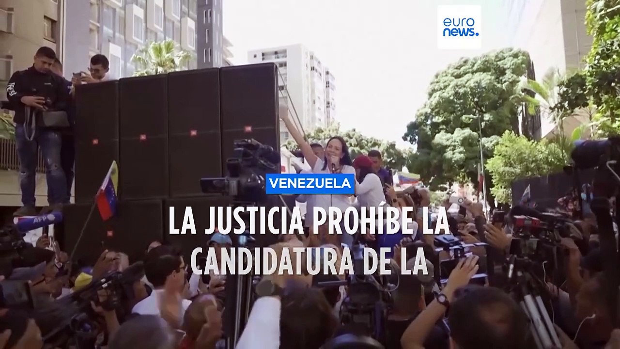 Venezuela inhabilita a la candidata presidencial de la oposición María Corina Machado