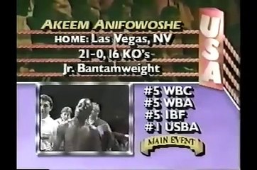 Akeem Anifowoshe vs Jose Felix Montiel