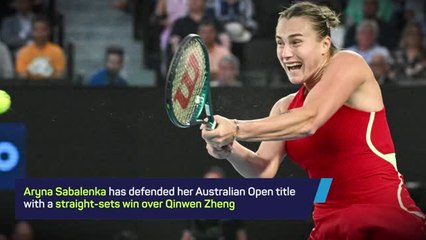 Tải video: Breaking News - Aryna Sabalenka wins Australian Open