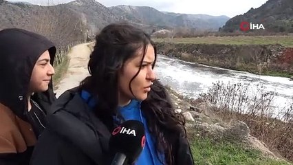 Türkiye'nin ters akan tek akarsuyuydu... Manzara korkunç!
