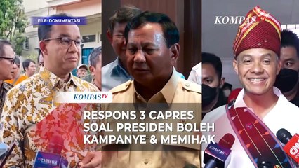 Respons 3 Capres Saat Jokowi Sebut Presiden Boleh Kampanye dan Memihak