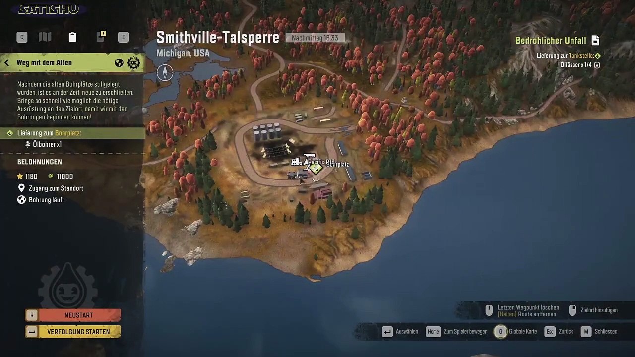 Mit dem Schwerlastkran zur Einsatzstelle. SnowRunner #93