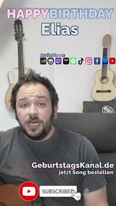 Happy Birthday, Elias! Geburtstagsgrüße an Elias