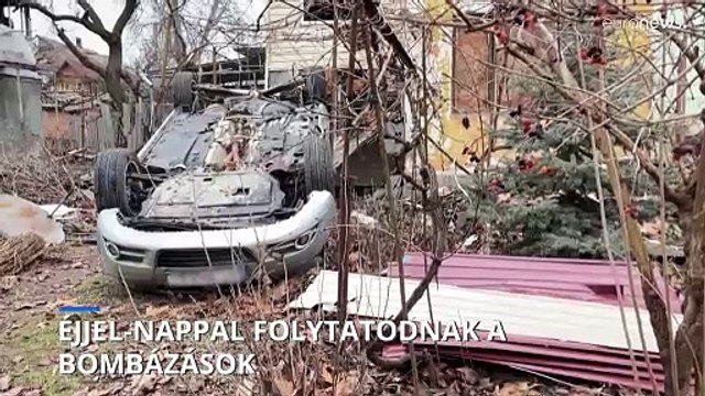 Éjjel-nappal bombázzák Ukrajnát az orosz erők Kijev szerint