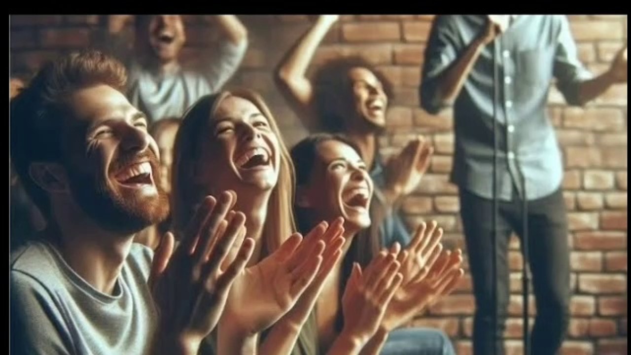 sitcom, crowd laughter - sound effect