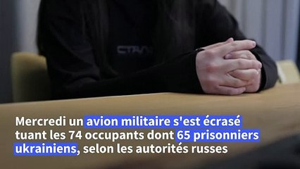 Après le crash d'un avion russe, l'angoisse des proches de prisonniers de guerre ukrainiens