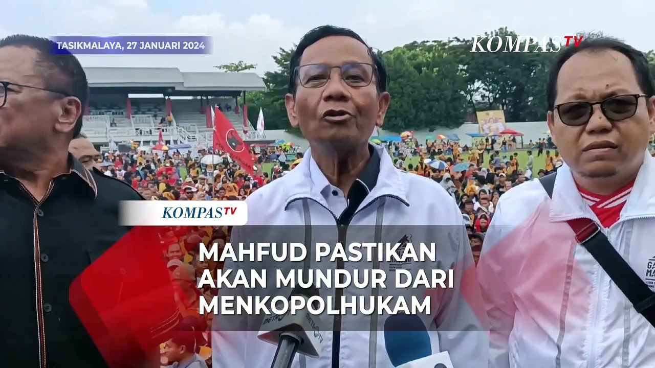 Mahfud MD Pastikan Dirinya Akan Mundur dari Jabatan Menkopolhukam