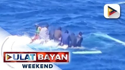 7 mangingisdang sakay ng tumaob na bangka sa Palawan, sinagip