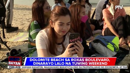 Dolomite Beach sa Roxas Boulevard, dinarayo na tuwing weekend