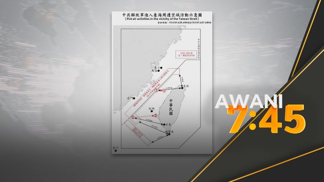 33 pesawat China ceroboh ruang udara Taiwan