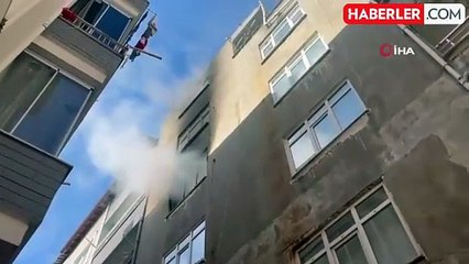 Samsun'da ev yangını: 2 çocuk dumandan etkilendi