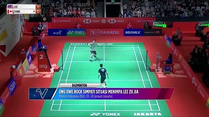 Ong Ewe Hock simpati dengan masalah keracunan makanan dialami Lee Zii Jia di Masters Indonesia