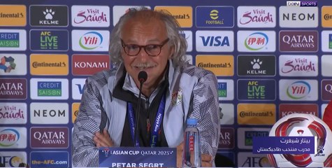 شيغرت يؤكد جاهزية طاجيكستان لمواجهة الإمارات