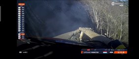 WRC Monte Carlo 2024 SS12 Munster Crash