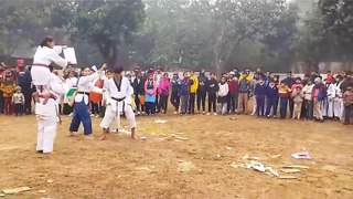 Taekwondo stunt by Karan
