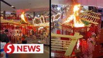 Small fire breaks out at mall due to Chinese New Year decorations