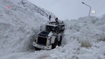 Çığ nedeniyle kapanan Hakkari Şırnak yolu ulaşıma açıldı