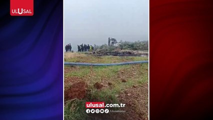 Hassa'da TOKİ konutları yapımı için zeytin ağaçları kesiliyor