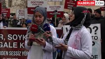 Malatya'da Sağlık Çalışanları İsrail Saldırılarına Karşı Sessiz Yürüyüş Gerçekleştirdi