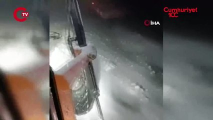 Kar nedeniyle kapanan Siirt-Şırnak yolu trafiğe açıldı