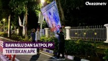 Bawaslu DKI Jakarta dan Satpol PP Kembali Tertibkan Ribuan APK