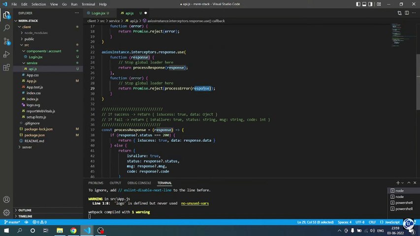 How to handle error with proper comments