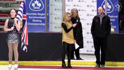 Opening Ceremonies and Adult II - Skate One - 2024 Mountain Regional Synchronized Skating Championships