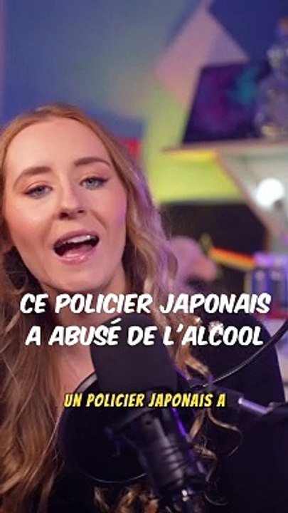 Ce policier japonais a abusé de l'alcool !