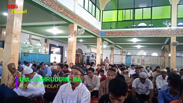 Perintah Sholat | Ust. Zahruddin, BA | Masjid Taqwa Perumnas Sako Palembang