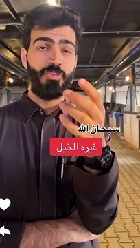 خلال مقطع مُصوّر: زوج سارة الودعاني يوثق غيرة الخيول العربية من بعضها