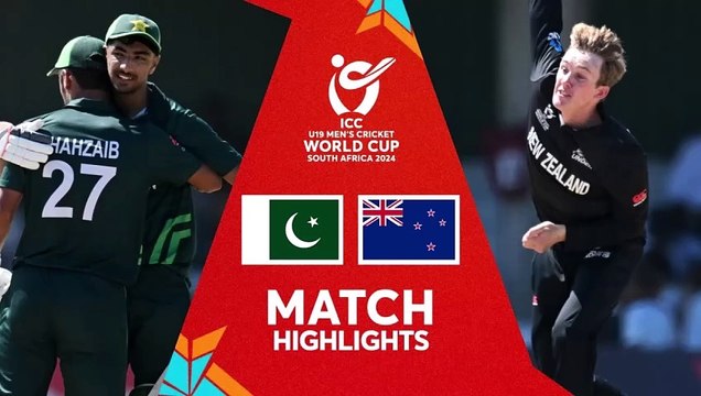 Pakistan vs New Zealand Under 19 World Cup 2024 22nd Match Highlights 2024 | PAK vs NZ Highlights
