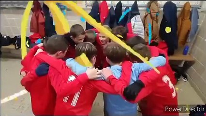 Cri de Guerre U11 après ce Magnifique plateau