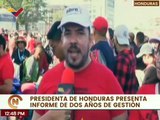Hondureños y hondureñas muestran su apoyo al segundo año de mandato de la Presidenta Xiomara Castro