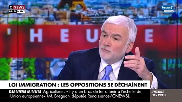 Je parle à des murs : Pascal Praud rend l'antenne à Thomas Isle dans L'heure des pros , co-diffusé sur CNews et Europe 1.