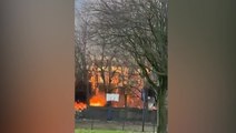 Liverpool fire: Flames engulf building as blaze causes huge plumes of smoke over city