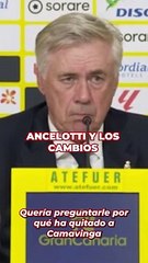 Ancelotti responde a los cambios de Vinicius y Camavinga