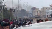 قوات الاحتلال تمنع السكان من النزوح إلى الجزء الغربي من خان يونس