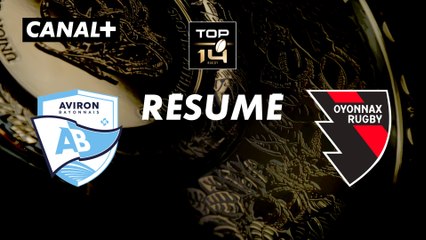 Le résumé de Bayonne / Oyonnax - TOP 14 - 13ème journée
