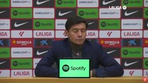 Rueda de prensa de Marcelino tras el Barcelona Villarreal